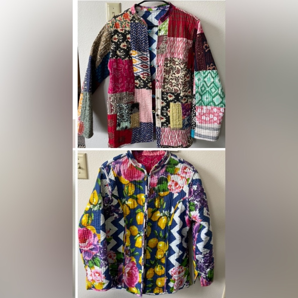 Reversible Quilted handmade jacket